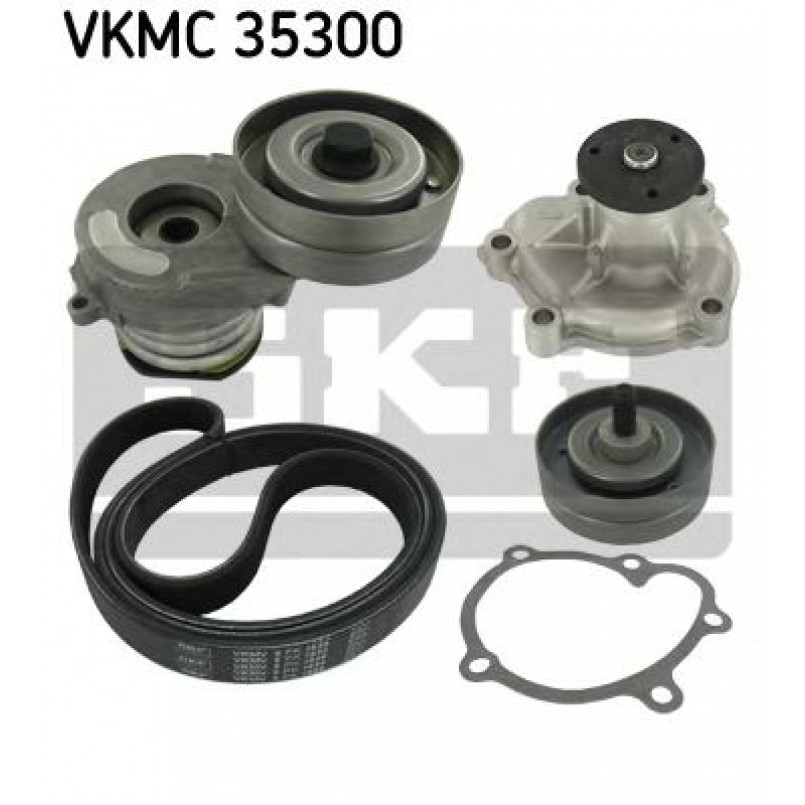 VKMC 35300 SKF - Насос охолоджуючої рідини + комплект зубчатого ремня